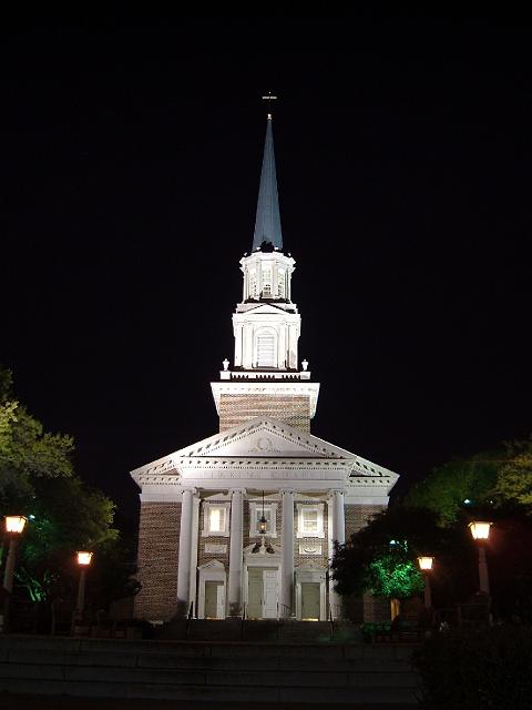 05690 Perkins Chapel at night 